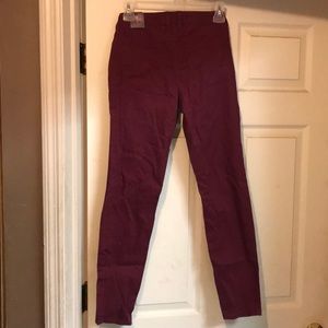 Skinny jeans low rise